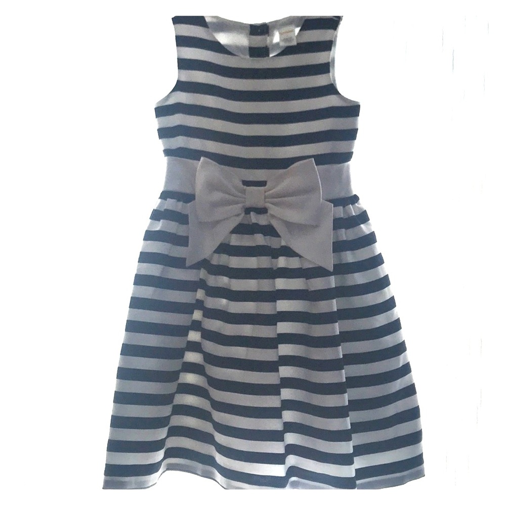 Beautiful white and blue dress